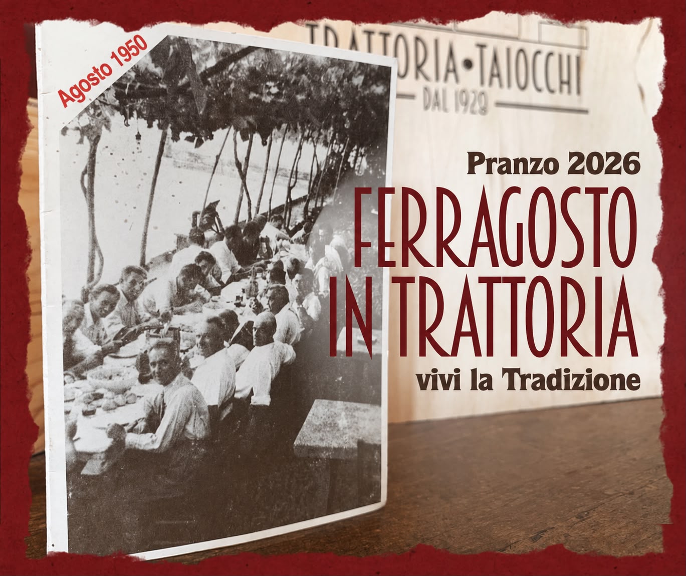 ferragosto trattoria taiocchi